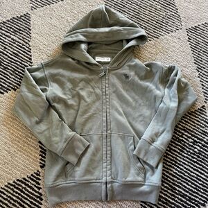 Abercrombie Kids Olive Zip-Up Hoodie